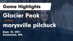 Glacier Peak  vs marysville pilchuck  Game Highlights - Sept. 25, 2021
