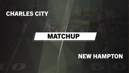 Matchup: Charles City High vs. New Hampton  2016