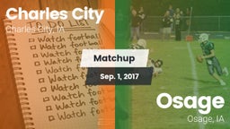 Matchup: Charles City High vs. Osage  2017