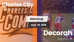 Matchup: Charles City High vs. Decorah  2018