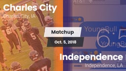Matchup: Charles City High vs. Independence  2018