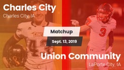 Matchup: Charles City High vs. Union Community  2019