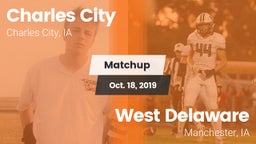 Matchup: Charles City High vs. West Delaware  2019