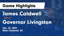 James Caldwell  vs Governor Livingston  Game Highlights - Feb. 22, 2022
