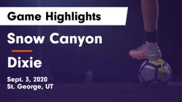 Snow Canyon  vs Dixie  Game Highlights - Sept. 3, 2020