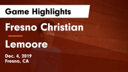 Fresno Christian vs Lemoore Game Highlights - Dec. 4, 2019