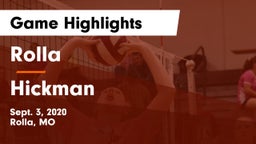 Rolla  vs Hickman  Game Highlights - Sept. 3, 2020