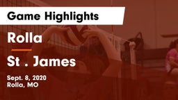 Rolla  vs St . James Game Highlights - Sept. 8, 2020