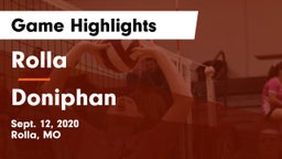 Rolla  vs Doniphan   Game Highlights - Sept. 12, 2020