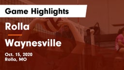 Rolla  vs Waynesville  Game Highlights - Oct. 15, 2020