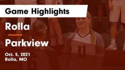 Rolla  vs Parkview  Game Highlights - Oct. 5, 2021