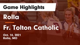 Rolla  vs Fr. Tolton Catholic  Game Highlights - Oct. 14, 2021