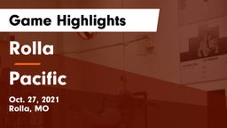 Rolla  vs Pacific  Game Highlights - Oct. 27, 2021