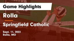 Rolla  vs Springfield Catholic  Game Highlights - Sept. 11, 2022