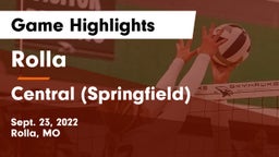 Rolla  vs Central  (Springfield) Game Highlights - Sept. 23, 2022