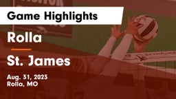 Rolla  vs St. James  Game Highlights - Aug. 31, 2023