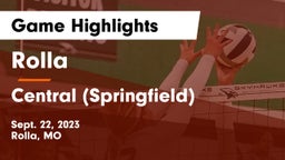 Rolla  vs Central  (Springfield) Game Highlights - Sept. 22, 2023