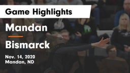 Mandan  vs Bismarck  Game Highlights - Nov. 14, 2020