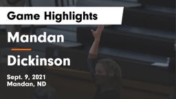 Mandan  vs Dickinson  Game Highlights - Sept. 9, 2021