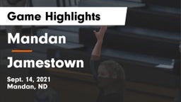 Mandan  vs Jamestown  Game Highlights - Sept. 14, 2021