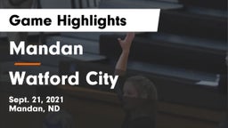 Mandan  vs Watford City  Game Highlights - Sept. 21, 2021
