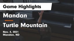 Mandan  vs Turtle Mountain  Game Highlights - Nov. 4, 2021