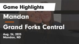 Mandan  vs Grand Forks Central  Game Highlights - Aug. 26, 2023