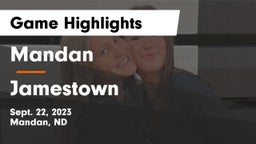 Mandan  vs Jamestown  Game Highlights - Sept. 22, 2023