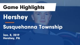 Hershey  vs Susquehanna Township  Game Highlights - Jan. 8, 2019