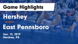 Hershey  vs East Pennsboro  Game Highlights - Jan. 12, 2019