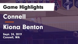 Connell  vs Kiona Benton  Game Highlights - Sept. 24, 2019