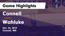 Connell  vs Wahluke  Game Highlights - Oct. 24, 2019
