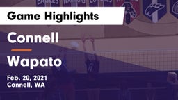 Connell  vs Wapato Game Highlights - Feb. 20, 2021