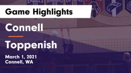 Connell  vs Toppenish Game Highlights - March 1, 2021