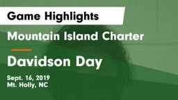 Mountain Island Charter  vs Davidson Day Game Highlights - Sept. 16, 2019