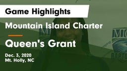 Mountain Island Charter  vs Queen's Grant Game Highlights - Dec. 3, 2020