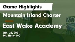 Mountain Island Charter  vs East Wake Academy Game Highlights - Jan. 23, 2021