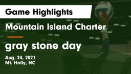 Mountain Island Charter  vs gray stone day Game Highlights - Aug. 24, 2021