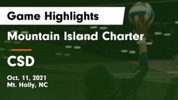 Mountain Island Charter  vs CSD Game Highlights - Oct. 11, 2021