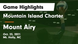 Mountain Island Charter  vs Mount Airy  Game Highlights - Oct. 23, 2021
