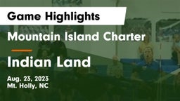 Mountain Island Charter  vs Indian Land  Game Highlights - Aug. 23, 2023