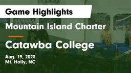 Mountain Island Charter  vs Catawba College Game Highlights - Aug. 19, 2023