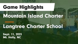 Mountain Island Charter  vs Langtree Charter School Game Highlights - Sept. 11, 2023