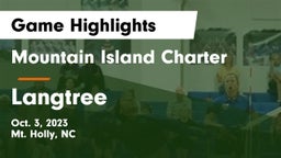 Mountain Island Charter  vs Langtree Game Highlights - Oct. 3, 2023