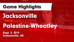 Jacksonville  vs Palestine-Wheatley  Game Highlights - Sept. 3, 2019