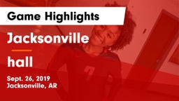 Jacksonville  vs hall  Game Highlights - Sept. 26, 2019