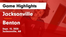Jacksonville  vs Benton  Game Highlights - Sept. 15, 2020