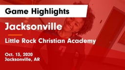 Jacksonville  vs Little Rock Christian Academy  Game Highlights - Oct. 13, 2020