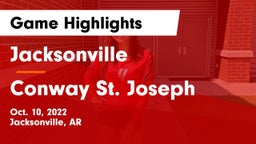 Jacksonville  vs Conway St. Joseph Game Highlights - Oct. 10, 2022