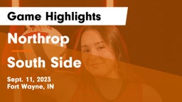 Northrop  vs South Side  Game Highlights - Sept. 11, 2023